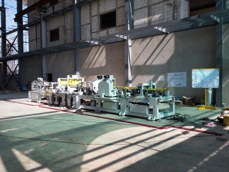 งานติดตั้งเครื่องจักรตัดแกนเหล็กยี่ห้อ Soenen รุ่น TRL 600 ที่บริษัท ถิรไทย จำกัด