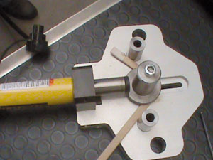 OLEO-DINAMIC EQUIPMENT FOR BENDING COPPER STRAP TO 90° AND 