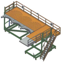PLATFORM FOR WINDING COILS